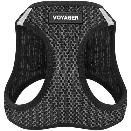 UPC: 0842637101442 | Voyager Step-in Air Dog Harness – All Weather Mesh Step in Vest Harness for Small and Medium Dogs – Gray (2-Tone) XS