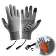 thumbnail image 4 of Cinvoph Winter Heated Gloves Men Women Waterproof Touchscreen USB Heated Gloves Warm Insulated for Skiing Snowboarding Hiking Camping Outdoor Work, M, 4 of 9