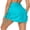 Blue, variant on Women Solid Swim Skirt with Brief Skirted Swimsuit Bottom Tankini Shorts