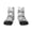 1 Black, variant on Hand Drawn Snake Pattern Quarter Crew Socks,Toe Seamed Ankle Socks,Cotton Cushioned Breathable Athletic Crew Sports Socks