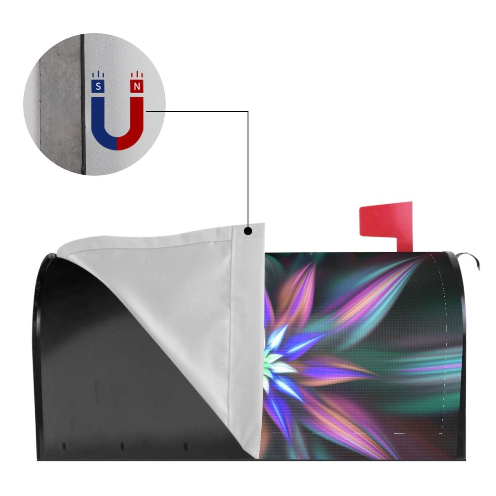 Kdxio Magnetic Mailbox Cover 21x18 in Mailbox Cover Outdoor Decoration Holiday Mailbox Covers for Home Garden Yard-21x18 in