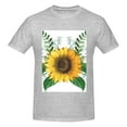 thumbnail image 4 of Bingfone Sunflowers (2) Men'S Loose Fit Short-Sleeve Pocket T-Shirt, 4 of 7