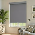 thumbnail image 3 of SUNOFF Cordless Blackout Blinds with Valance–Thermal Insulated,UV Protection,Free-Stop Spring(Home/Office),24"Wx72"H,Grey, 3 of 5