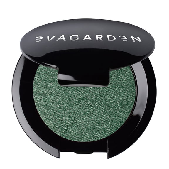 EVAGARDEN Glaring Eye Shadow - Metallic Effect with Exceptional Hold - Glittering Color with Velvety Finish - Light Formula with Pigments and Pearls Enhances Makeup - 260 Oil Green - 0.08 oz