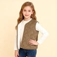 thumbnail image 1 of Chaquetas y abrigos casuales sin mangas y sin capucha de invierno acolchados de seda engrosados que se pueden usar en exteriores e interiores. Artefacto de uniforme escolar para niños y niñas. Conjunt, 1 of 6