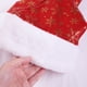 thumbnail image 5 of XWSHYW Decoraciones Navideñas Gorro Navideño a Cuadros Rojos Gorro Grueso y Copos de Nieve Dorados Gorro y Decoración Navideña, 5 of 6