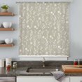 thumbnail image 5 of Gray Green Flowers Sheer Curtains 54 Inches Long, Spring Summer Farmhouse Botanical Light Filering Curtains, Breathable Simi Curtain Privacy Drapes for Kitchen Bathroom Nursery Small Window Treatment, 5 of 9