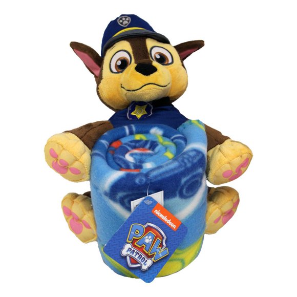Paw Partol Boy Chase "On the Chase" Hugger with Throw