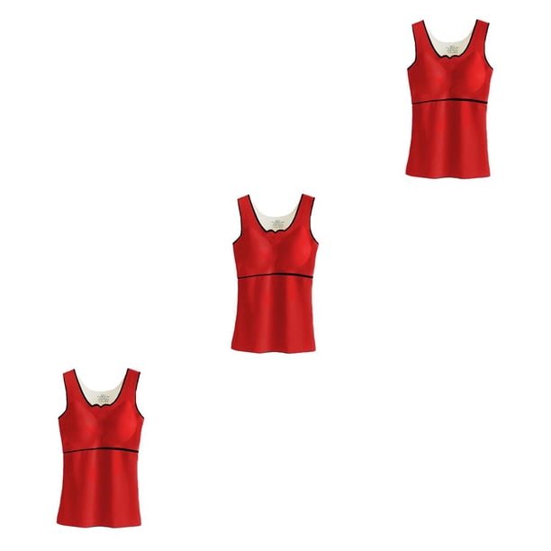 Qarigey Ropa interior térmica para mujer, camiseta básica gruesa de alta elasticidad para mantener el calor, chaleco básico informal de Type1 NO1