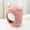 Double-ear embroidery puppy [Pink], variant on Infant Winter Hat Wool Knit Beanie, Suitable For Girls And Boys, Warm Snow Hat Baby Ear Protector Wool Winter Hat