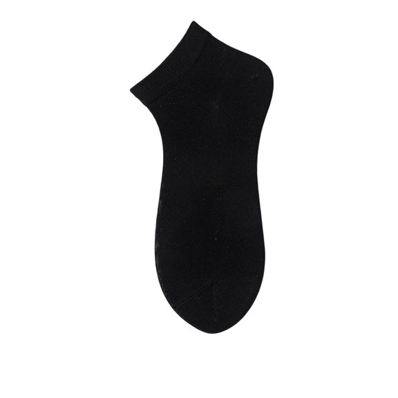Voska Men's Mesh Ankle Socks Thin Seamless Breathable Moisture Wicking Lightweight Daily Sports Casual Socks Black One Size