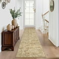 thumbnail image 2 of Garvee 2'x6' Vintage Floral Rugs Traditional Oriental Carpet with Non Slip Backing, Washable Rug Low Pile Floor Mat for Hallway Bedroom Home Decor, Beige, 2 of 6