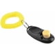 thumbnail image 1 of Clicker para adiestramiento de perros, Clicker para adiestramiento de mascotas, botón de dispositivo Clicker grande con correa (negro), artículos clásicos diarios para perros, 1 of 5