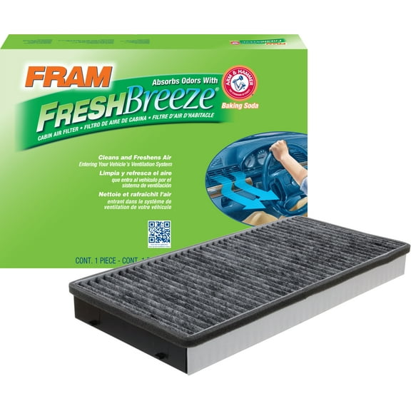 FRAM Fresh Breeze Cabin Air Filter CF11919 with Arm & Hammer Baking Soda, for Select Porsche Vehicles Fits select: 1997-2004 PORSCHE 911, 1997-2015 PORSCHE BOXSTER
