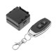thumbnail image 1 of Interruptor de control remoto inalámbrico universal de 433 MHz, módulo receptor de mini relé de 1 canal, 12 V CC, y transmisor de RF para control remoto de puerta., 1 of 5