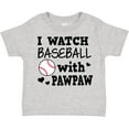 thumbnail image 3 of Inktastic I Watch Baseball with My Pawpaw Boys Toddler T-Shirt, 3 of 5