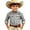 Grey, variant on SGMVNU Boys Vintage Western Cowboy Shirt Long Sleeve Button Down Fitted Retro Dress Shirt Halloween Top, Size 6-7 Years, Black