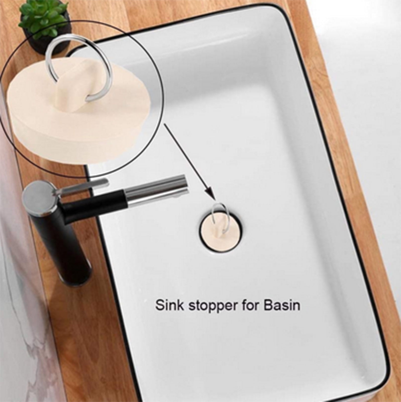 Bath Tub Drain Stoppers, Sink Bathtub Plug Rubber Kitchen