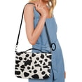 thumbnail image 6 of FOR U DESIGNS Cow Print Bible Bag with Handle Sturdy Bible Protective Carrier Reusable Leather Holistic Leather Bible Bags Personalized Size Large Aesthetic Bible Book Carrying Case, 6 of 7