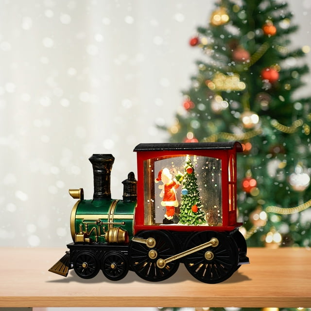 Christmas Train Train Christmas Ornaments Christmas Train Tabletop Centerpiece Xmas Dinosaur Christmas Ornament Set And Christmas Bulbs Giraffe Ornament Pan Ornament Random Ornament Assortment