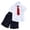 Multicolor, variant on Kids 2-Piece Outfit for Girls Collar Shirt with Pleated Skirt Lightweight Breathable School Uniform Set