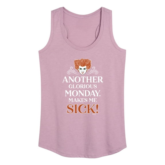 Hocus Pocus - Another Glorious Monday Makes Me Sick - Women's Racerback Tank Top