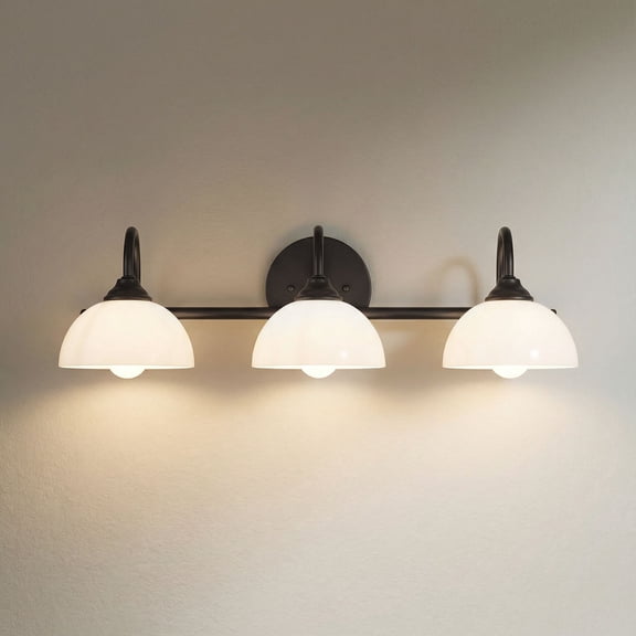 Possini Euro Design Possini Euro Ingrid 22 1/2" Wide Black 3-Light Bath Light