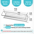 thumbnail image 4 of Spice Rack Ultimate Hostess para pared, 4 niveles, cromado, 4 of 9