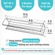 thumbnail image 4 of Spice Rack Ultimate Hostess para pared, 4 niveles, cromado, 4 of 9