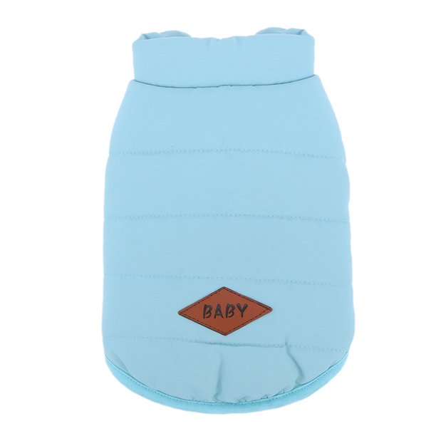 Wdftyju Mascota perro invierno cálido acolchado ropa chaqueta abrigo engrosado chaleco (azul) (XXL)-178429.05 Wdftyju 5mm1yk8lb2xl1ay6D03