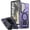 Purple, variant on MYKOMI for Samsung Galaxy S24 Ultra Case Camera Cover & Wireless Charging,Multi-Layer Military Heavy Duty Full Body Rugged Shockproof Hard Shell for S24 Ultra