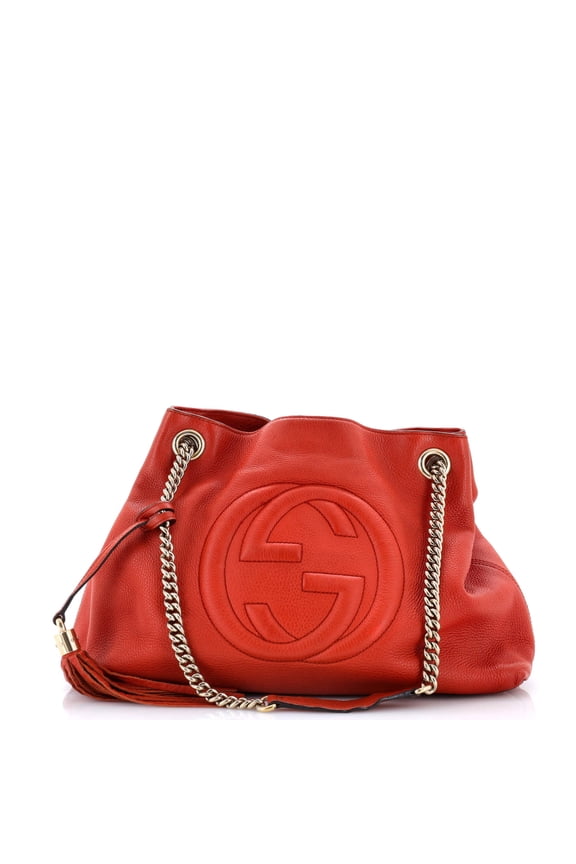 Pre-Owned Soho Chain Strap Shoulder Bag Leather Medium By Rebag