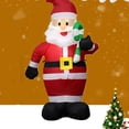 thumbnail image 4 of EeaseMX juego de decoración inflable de Papá Noel con diseño navideño, enchufe de la UE., 4 of 8