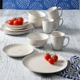thumbnail image 4 of Gibson MollyAnne 16 Piece Dinnerware Set in Cream with Complete Setting for 4, 4 of 4