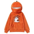thumbnail image 6 of FYDUU Halloween Hoodies for Women Cute Ghost Graphic Pumpkin Hoodie Soft Comfy Fuzzy Hooded Sweatshirt Pullover Festive Outfit, 6 of 6