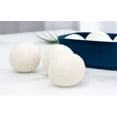 thumbnail image 5 of Bolas de lana orgánicas para secadora totalmente naturales, ecológicas, hipoalergénicas, reutilizables, suavizantes naturales sin químicos, menor fricción contra las fibras de la ropa para un secado, 5 of 5