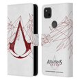 thumbnail image 1 of Head Case Designs Officially Licensed Assassin's Creed Logo Geometric Leather Book Wallet Case Cover Compatible with Google Pixel 4a, 1 of 6