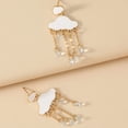 thumbnail image 3 of Elegant Cloud Shaped Dangle Earrings with Sparkling Rhinestone for a Feminine Style, 3 of 5