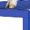 Blue, variant on Accreate 47" Sturdy Steel Goat Station with Movable Head and Leg Rests, Plus Feeding Area - for Grooming, Shearing, Examining, and Milking