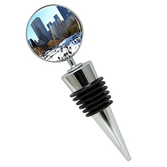 Central Park Wine Bottle Stopper In Gift Box, Perfect For House Warming Gift