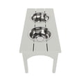 thumbnail image 4 of WestinTrends Elevated Modern Pet Stand Feeder for Cats & Dogs Puppy, Removable stainless steel bowls, UV and Weather Resistant, 4 of 7