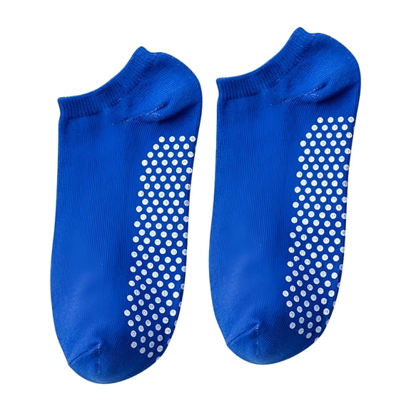 TELOLY Yoga Socks for Women Non Slip Skid Socks Solid No Show Socks Grippy Crew Pilates Socks Great Grip Socks for Barre and Dance Pilates Socks Women