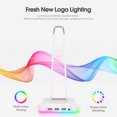 thumbnail image 2 of ONIKUMA ST-2 Auriculares Soporte RGB desmontable 3 puertos USB Conector de audio Conector multi-Modos Auriculares Para Auriculares Accesorios con Base Blanco Jumpingount EL006219-02B, 2 of 7