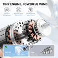 thumbnail image 4 of Miniventilador portátil AGEYOU Turbo Speed 1-100 4000mAh, 4 of 8