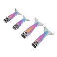 thumbnail image 2 of Nail Cutter, Long Handle Portable 4pcs Nail Clipper Set Stainless Steel  For Home, 2 of 8