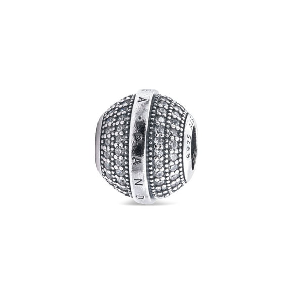 Pandora Pave Logo Charm