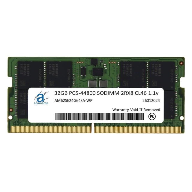 RAM Adamanta 32 GB DDR5 5600 MHz PC5-44800 SODIMM