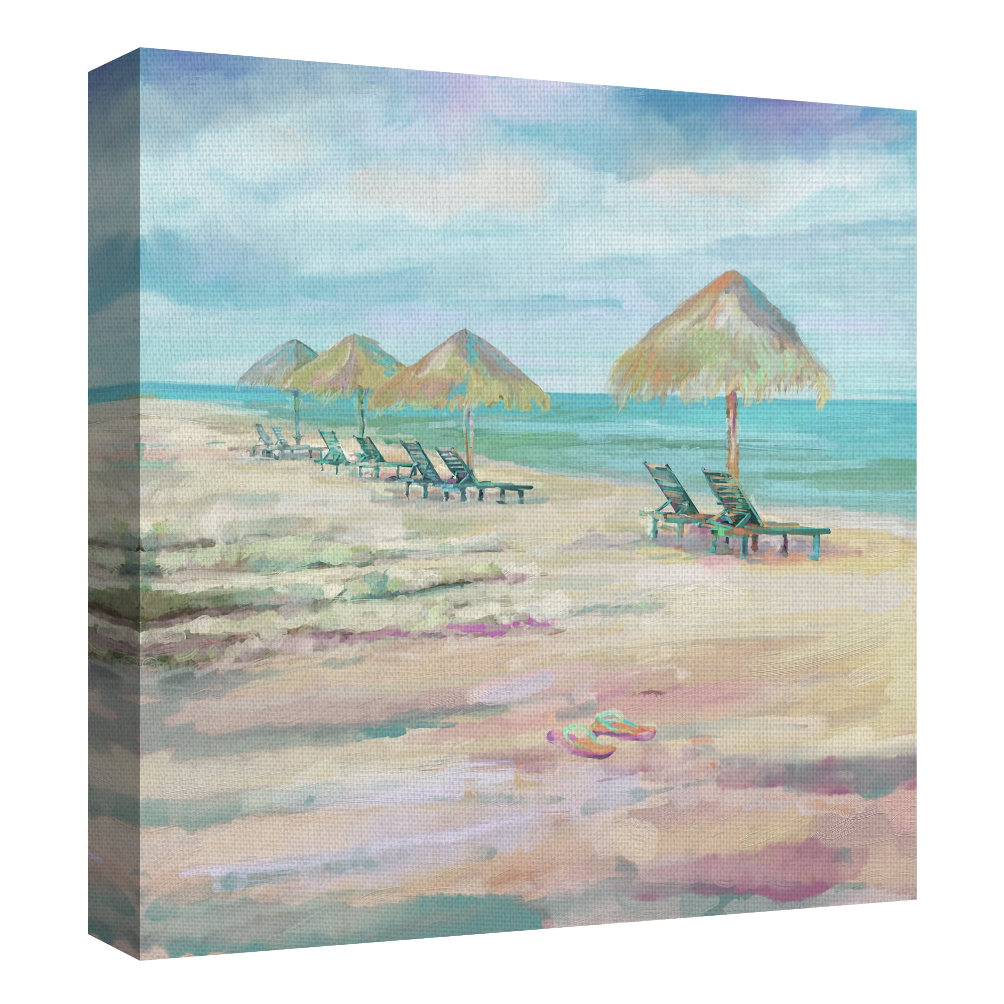 Masterpiece Art Gallery Beach Happy Light by Studio Arts Canvas Art Print