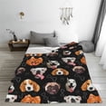 thumbnail image 6 of Throw Blanket for Couch Sofa and Bed, Different Breeds Of Dogs Super Soft Plush Throw Blanket, Fuzzy Cuteness Comfy Warm Washable Flannel Blanket & Throws for All Season 50"x40", 6 of 7