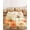 White, Cream, Coral, Charcoal, variant on Full Size Fitted Sheet Set - Fall Pumpkin 3 Piece Bedding Sets 16" Deep Pocket Fitted Sheet with 2 Pillowcases, Autumn Thanksgiving Harvest Leaves Floral Plaid Brushed Microfiber Hotel Bed Sheets